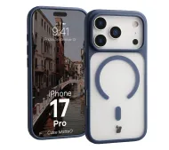 Bizon Case MatteO do iPhone 17 Pro Granatowy