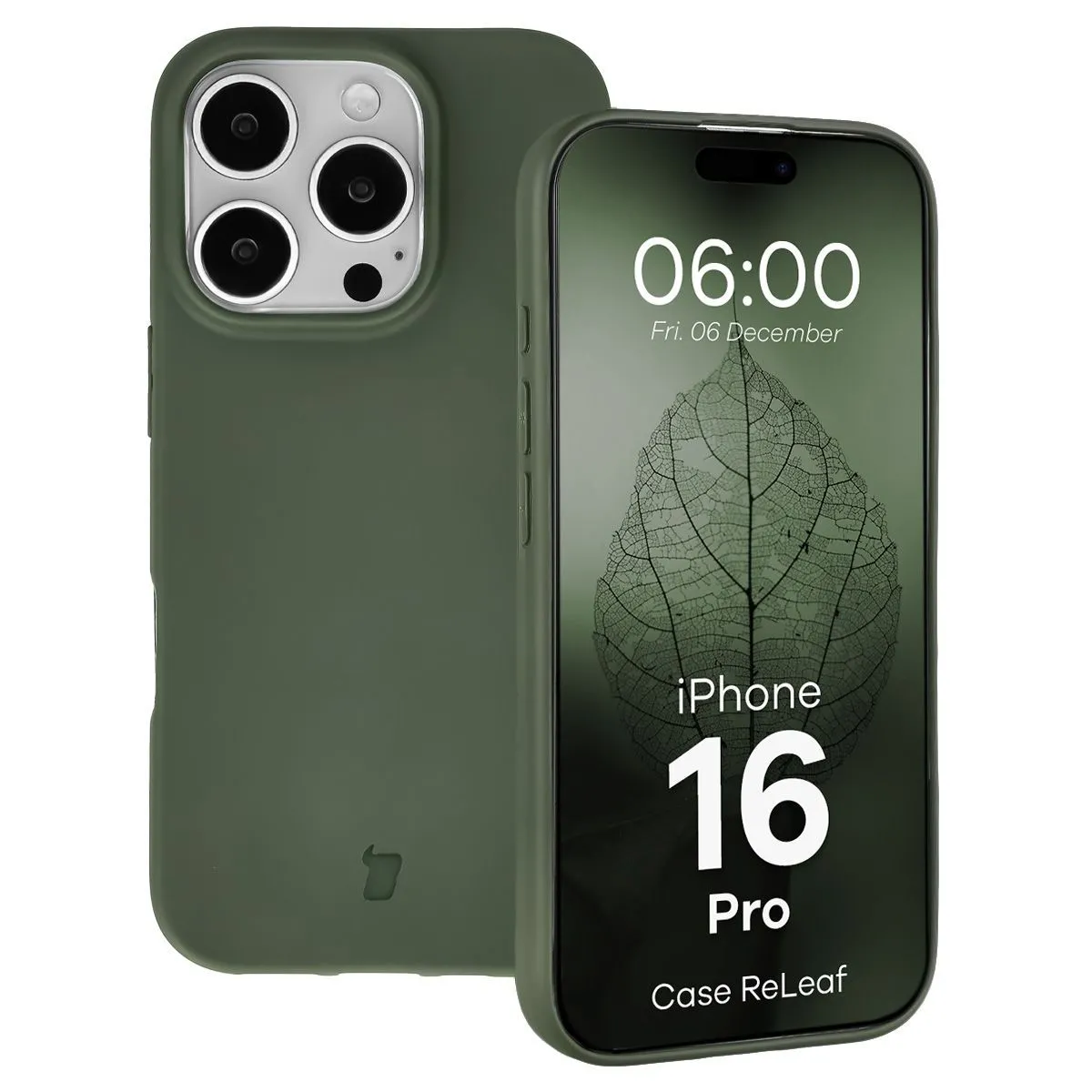 Etui Bizon ReLeaf do iPhone 16 Pro Khaki
