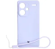 Bizon Silicone Sq do Xiaomi Redmi Note 13 Pro Plus 5G Liliowy