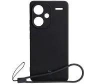 Bizon Silicone Sq do Xiaomi Redmi Note 13 Pro Plus 5G Czarny
