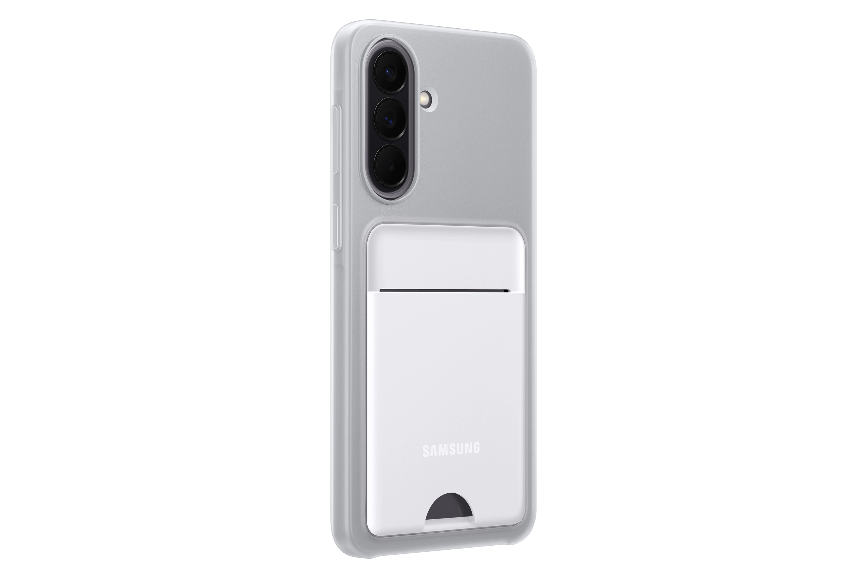 Etui Samsung Card Slot Case do Galaxy A57 Jasnoszary