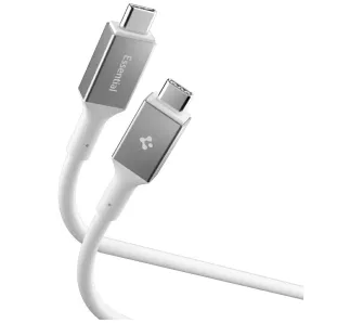 Kabel Spigen EB10010CC Essential USB-C do USB-C 100W 1m Biały