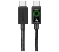 USAMS U92 USB-C do USB-C 60W 1,2m Czarny