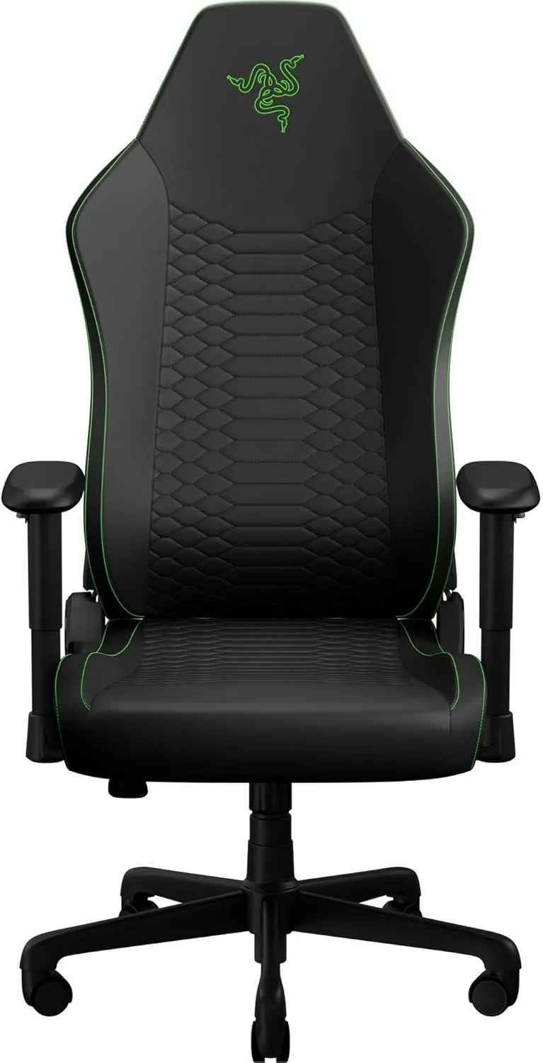 Fotel Razer Iskur V2 X NewGen Gamingowy do 136kg Skóra ECO Czarno-zielony