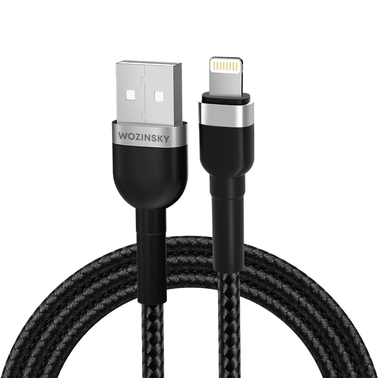 Kabel Wozinsky WNBAL2 2.4A Lightning do USB-A 2m Czarny
