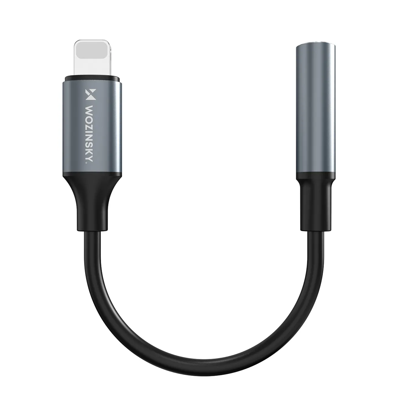 Adapter Wozinsky WALJ-01 Lightning do Jack 3,5mm Czarny
