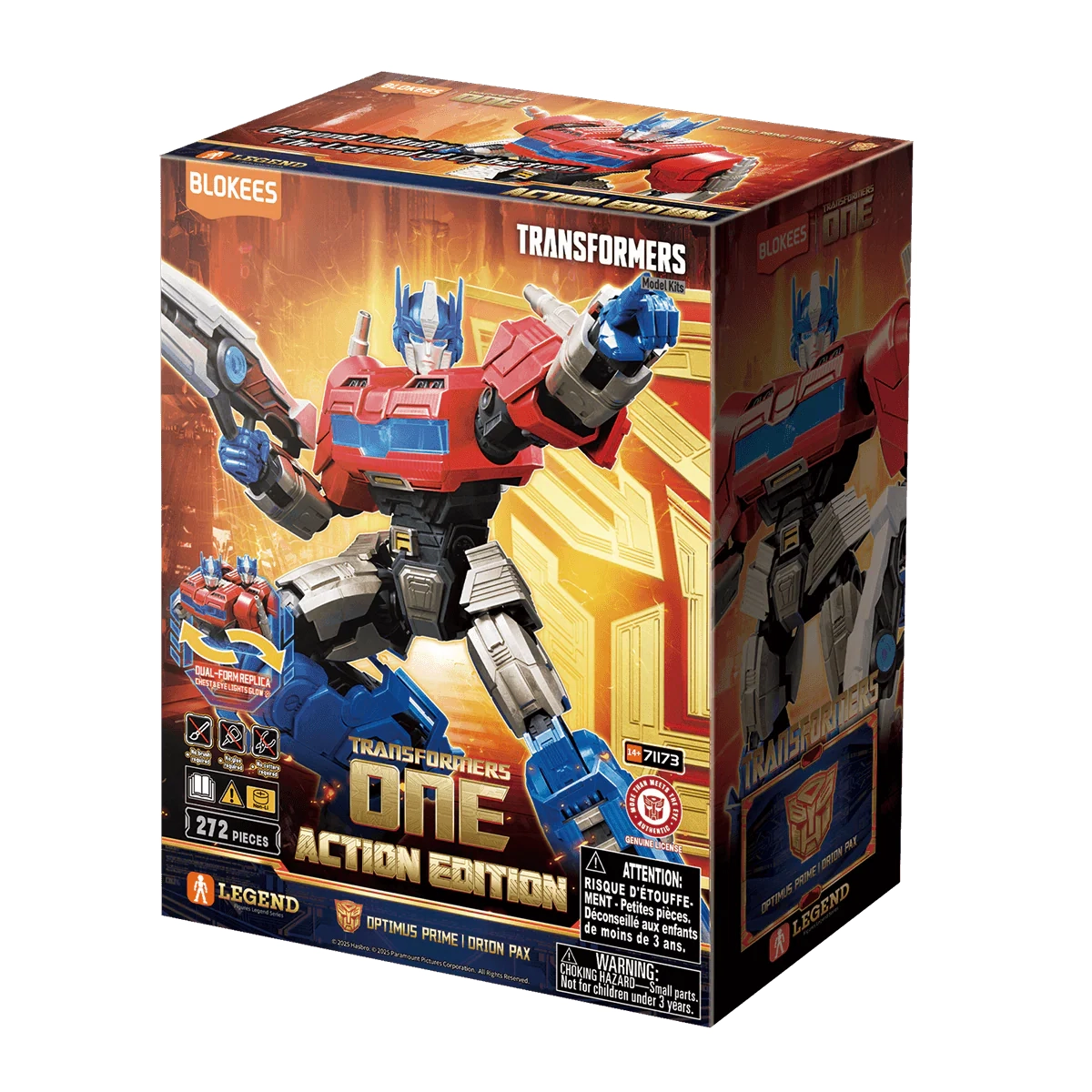 Model do składania Blokees Transformers Action Edition - Optimus Prime / Orion Pax