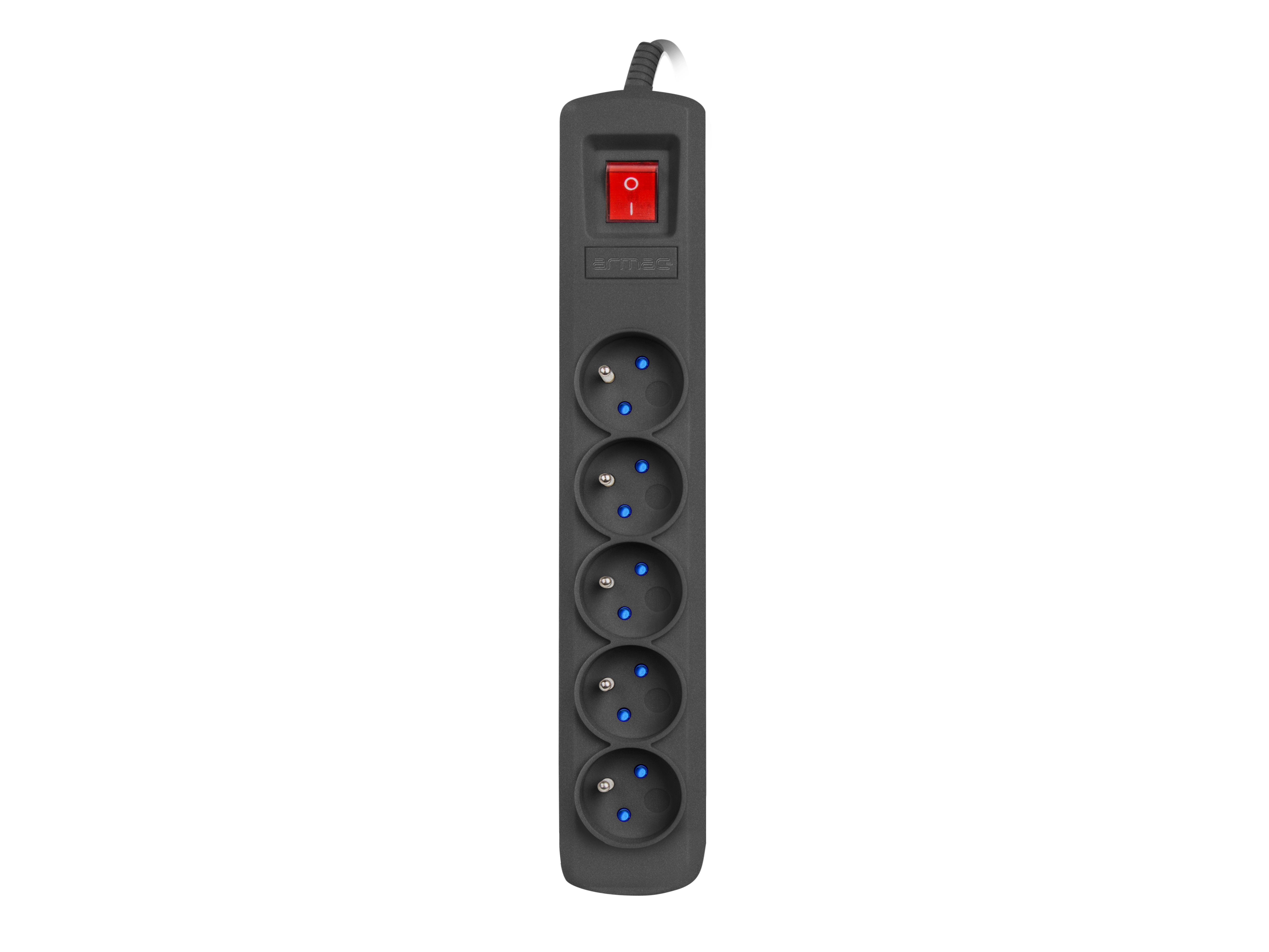 Listwa Armac ARC5 5 gniazd 3m Czarny