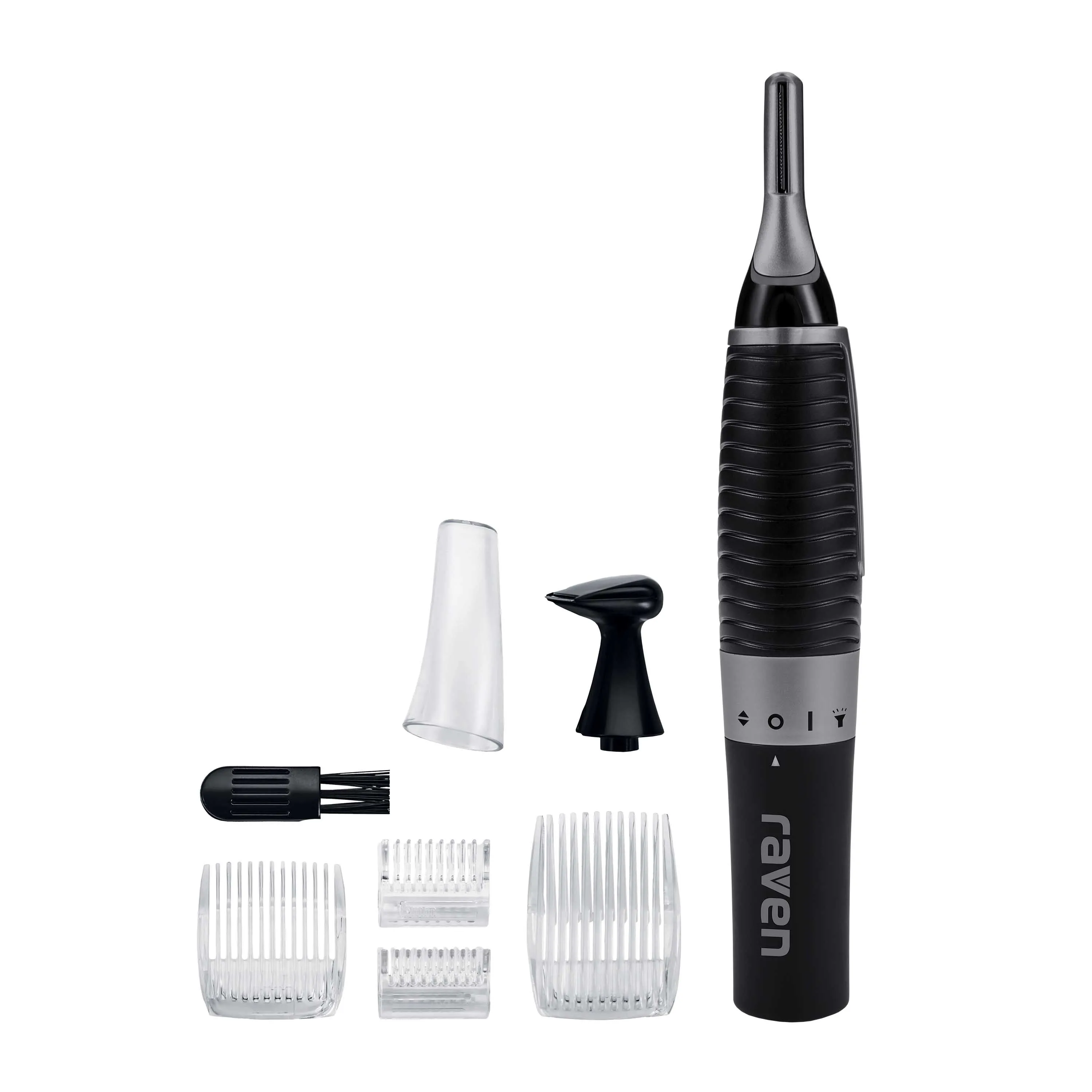 Trymer Raven do nosa, uszu, brody i brwi ETN002 4 nasadki