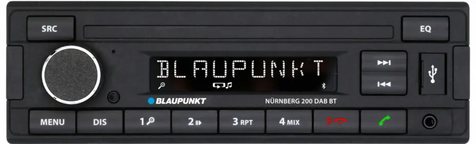 Radioodtwarzacz samochodowy Blaupunkt Nurnberg 200 z USB 4x50W Bluetooth