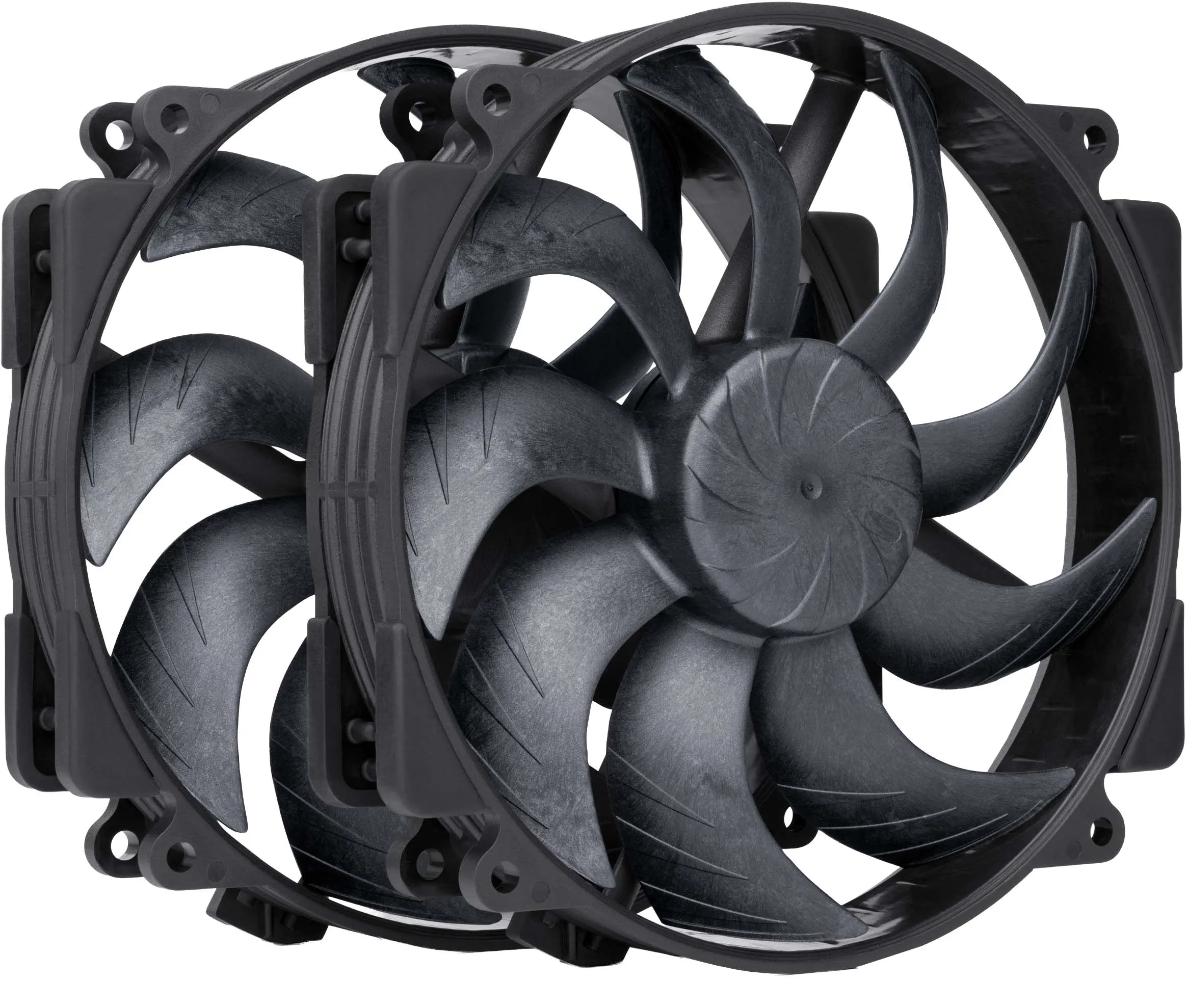 Zestaw wentylatorów Noctua NF-A14x25r G2 PWM chromax.black 140mm 2szt. Czarny