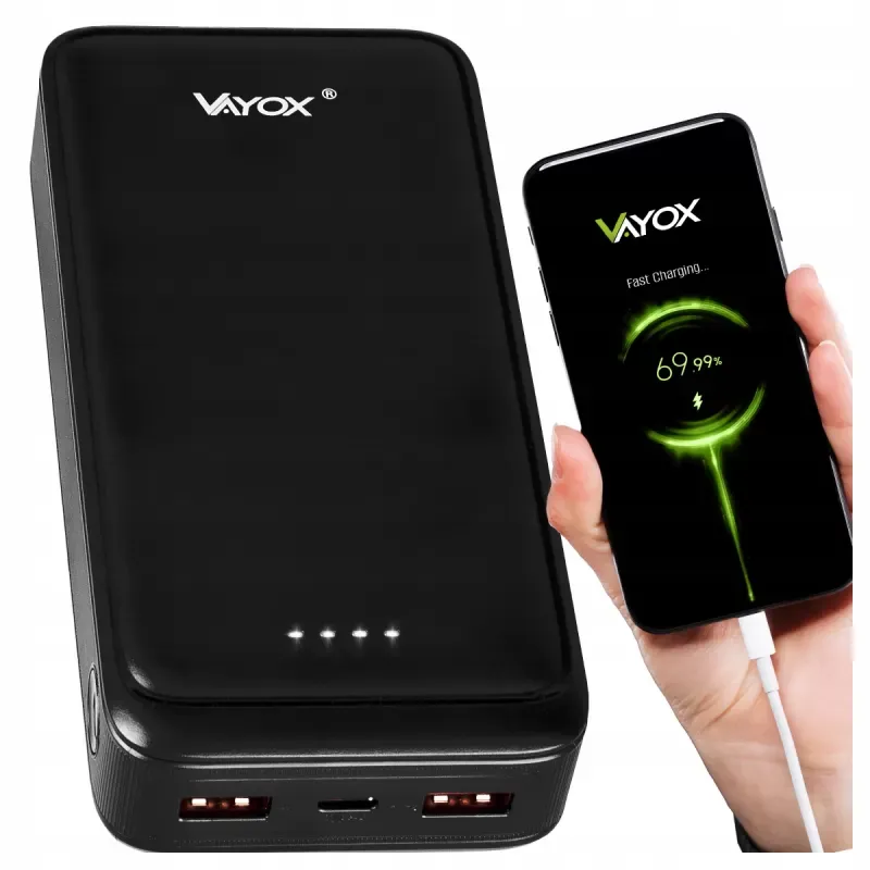 Powerbank Vayox VA0341 20000mAh 3A Czarny