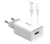 Vayox VA0051C USB-A 2.1A + kabel USB-C 1m