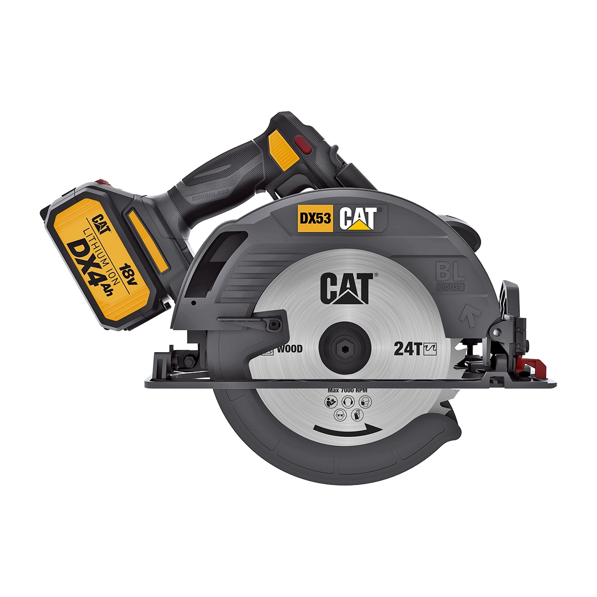Pilarka tarczowa CAT DX53B
