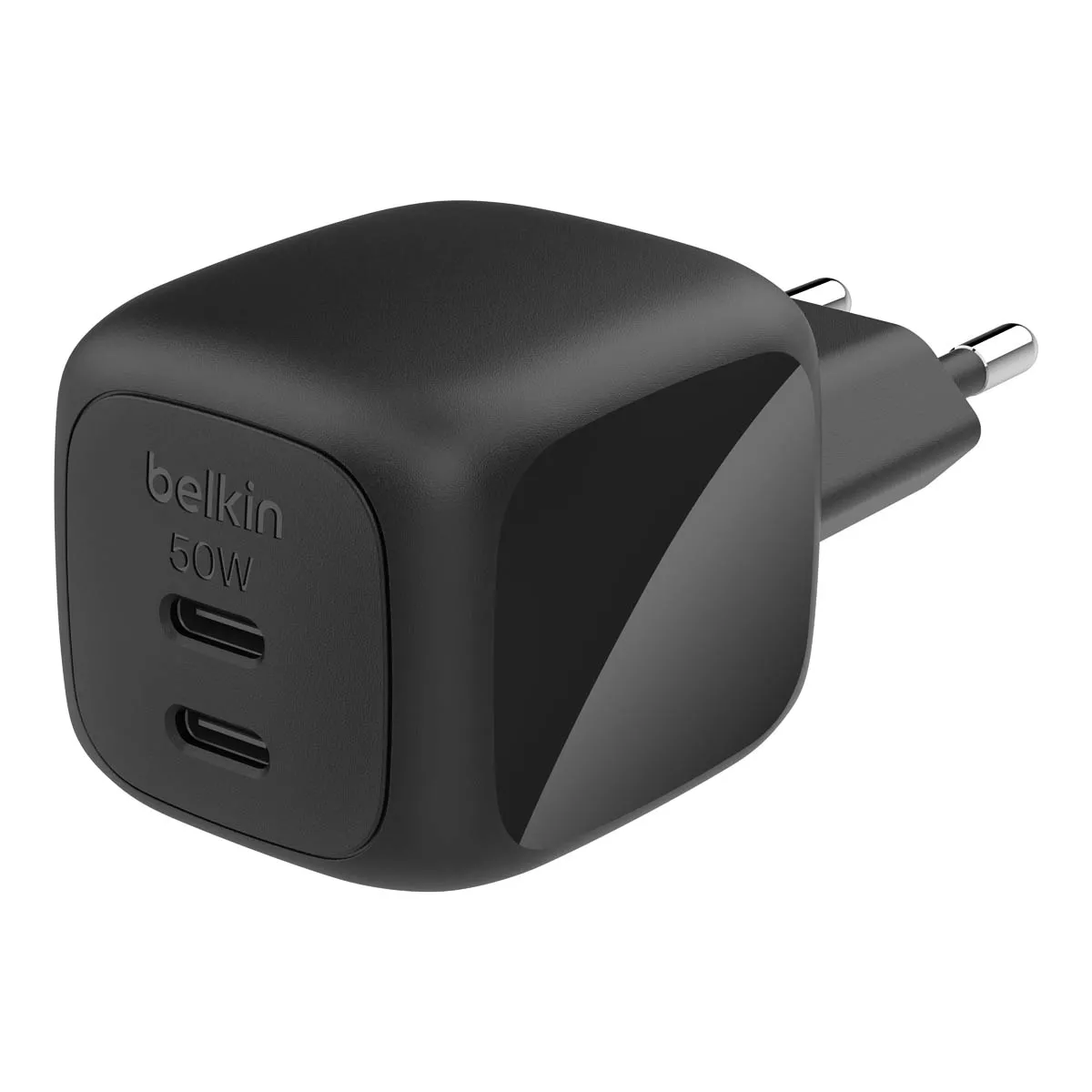 Ładowarka sieciowa Belkin WCH019KQBK 2x USB-C 50W Czarny