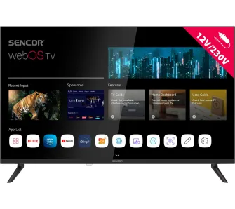 Telewizor Sencor SLE 32S830MB 32" LED HD Ready webOS Smart TV DVB-T2