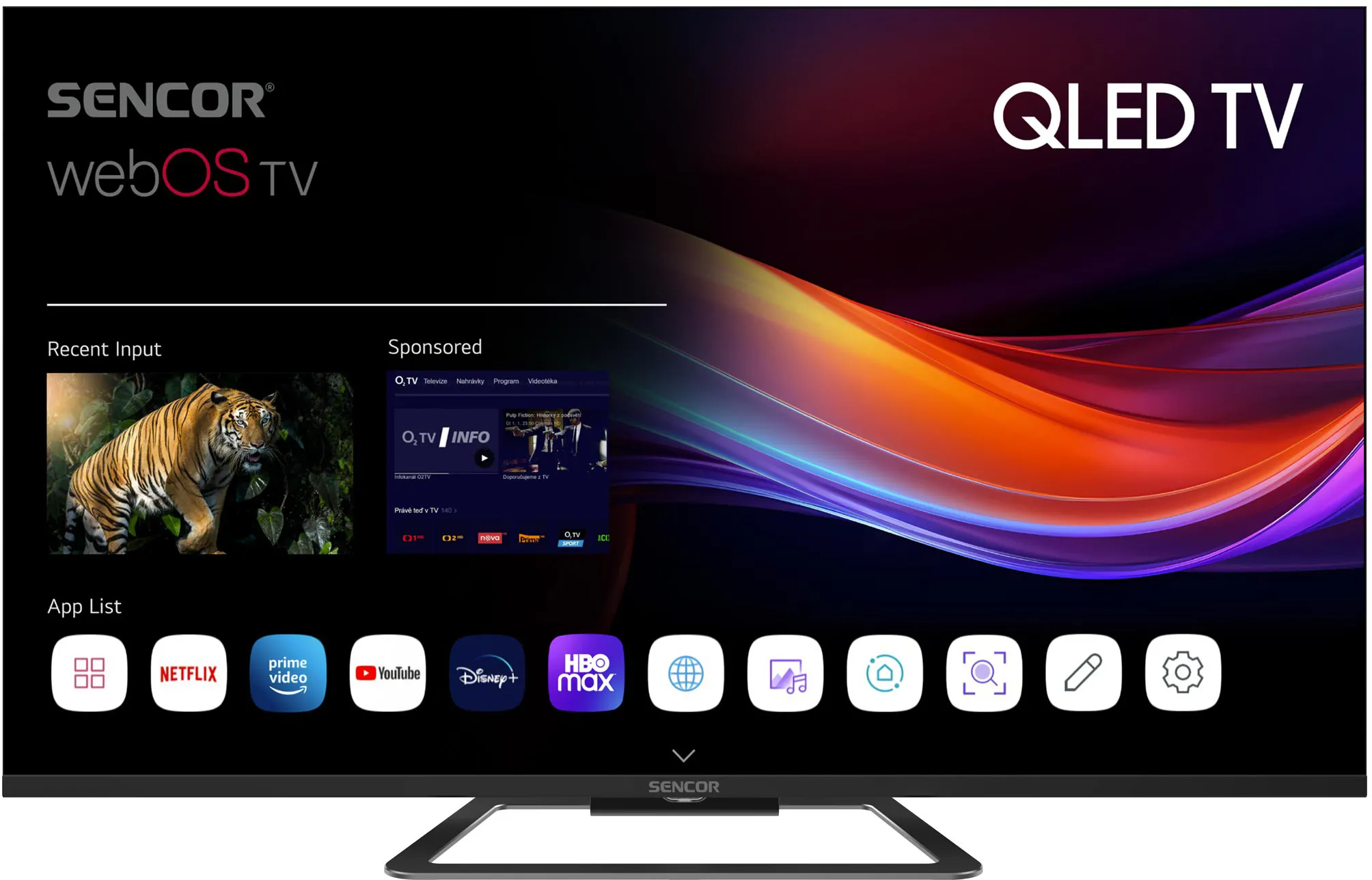 Telewizor Sencor SLE 43Q871B 43" QLED 4K webOS Smart TV DVB-T2