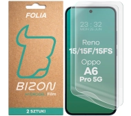 Bizon na ekran Film Hydrogel Front Duo do Oppo Reno 15 / 15 F / 15 FS / A6 Pro 5G 2 sztuki