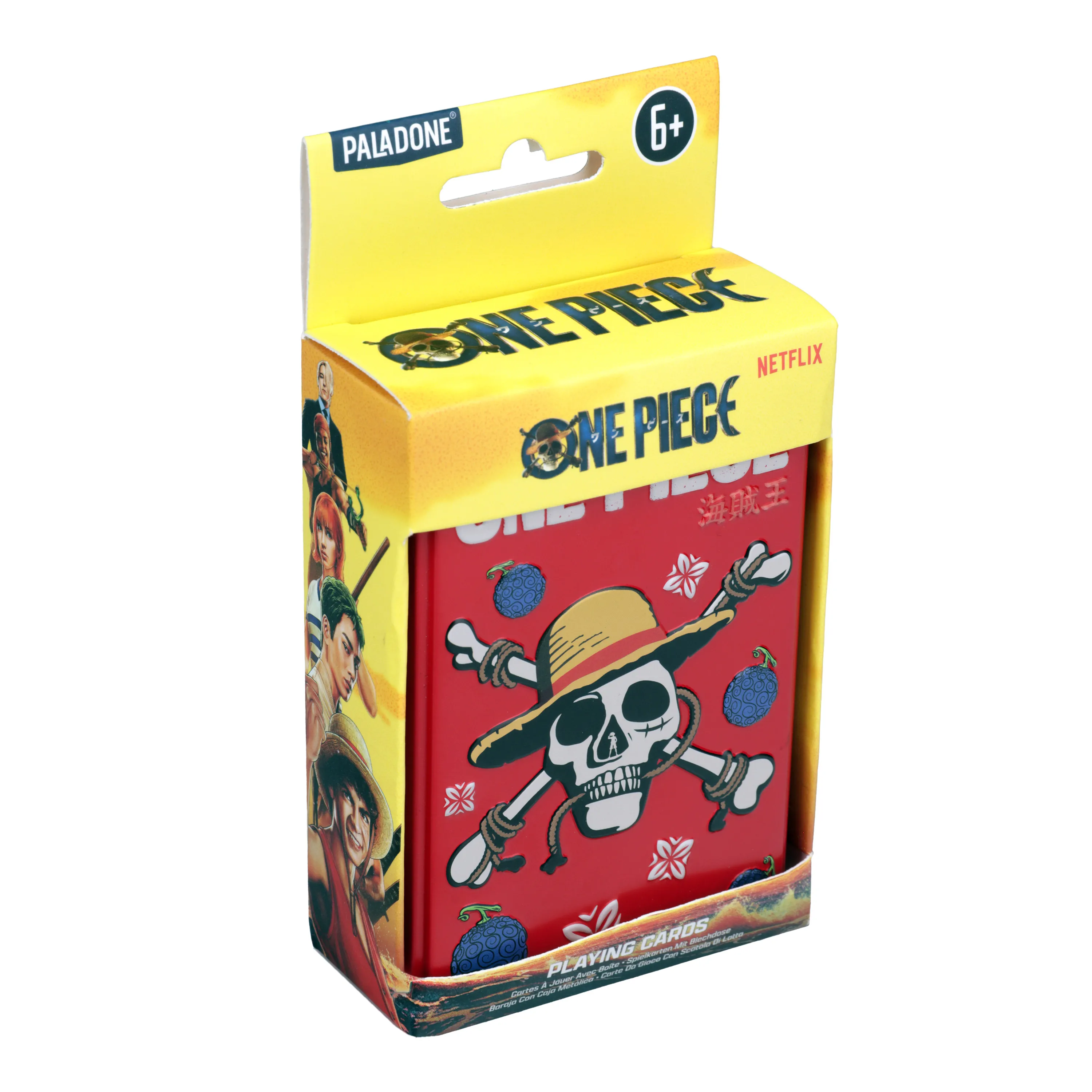 Karty do gry Paladone One Piece w Metalowej Puszce