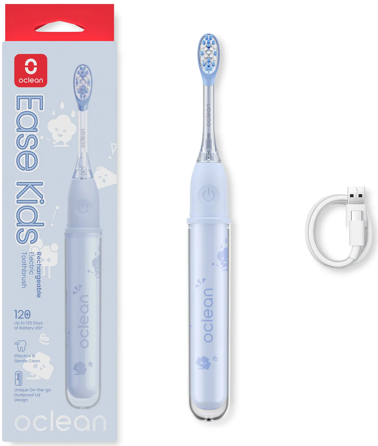 Szczoteczka soniczna Oclean Ease Kids Jasnoniebieski