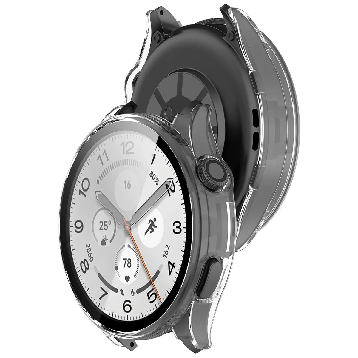 Etui Bizon Case Watch Adamo do Xiaomi Watch 5 Przeźroczysty
