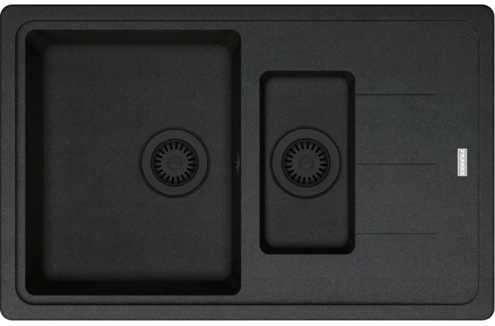 Zlewozmywak Franke Basis BFG 651-78 Granitowy Czarny mat