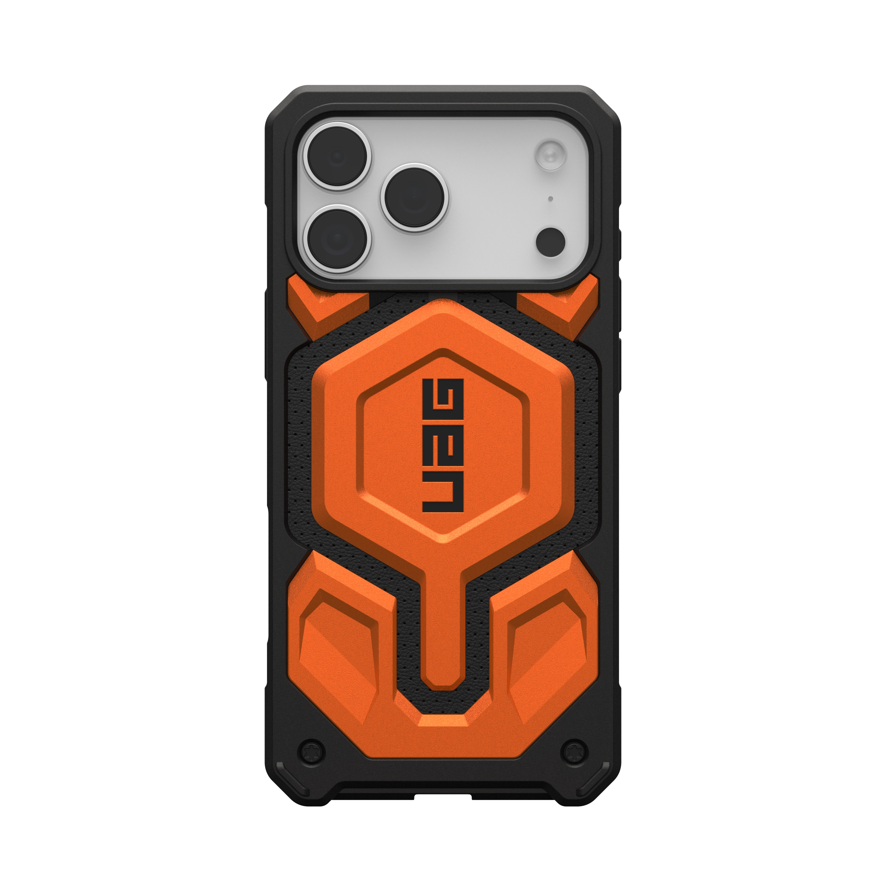 Etui UAG Monarch Pro MagSafe do iPhone 17 Pro Max Pomarańczowo-czarny