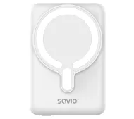 Savio BA-13 magnetyczny 10000mAh 20W Biały