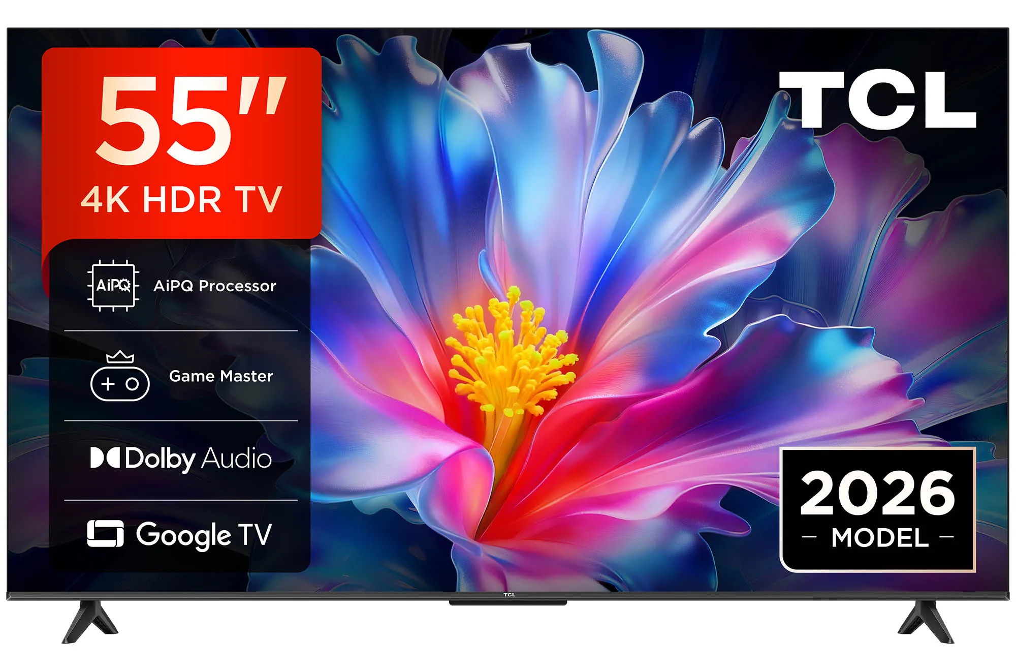 Telewizor TCL 55P6L 55" LED 4K Google TV HDMI 2.1 DVB-T2