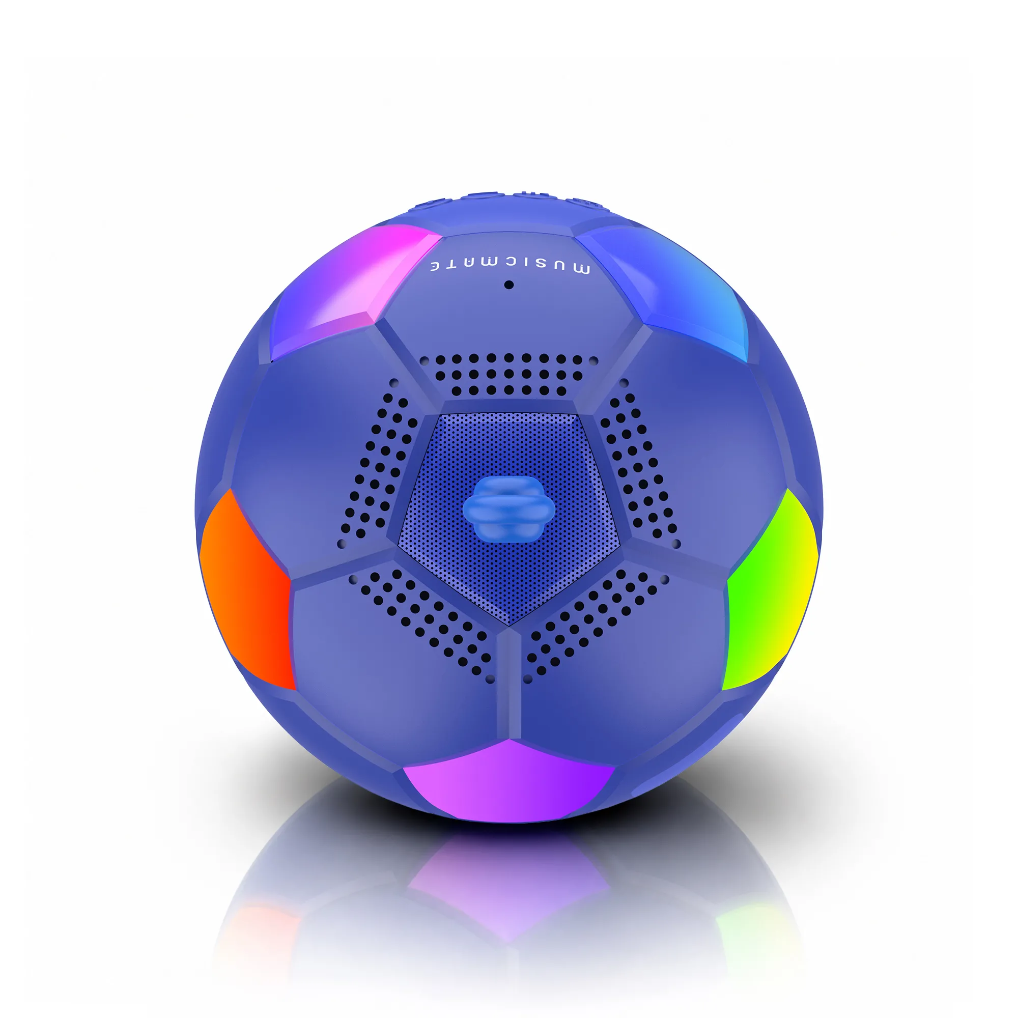 фото Портативная колонка MusicMate MM-SB40 FootballWave Blue (MM-SB40-N) 1