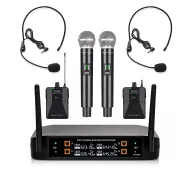Musicmate Zestaw mikrofonowy MM-550 VocalSound Dynamiczny Bezprzewodowy Czarny
