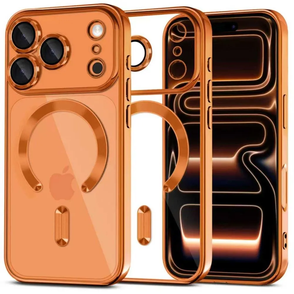 Etui Tech-Protect MagFlex MagSafe do iPhone 17 Pro Pomarańczowe