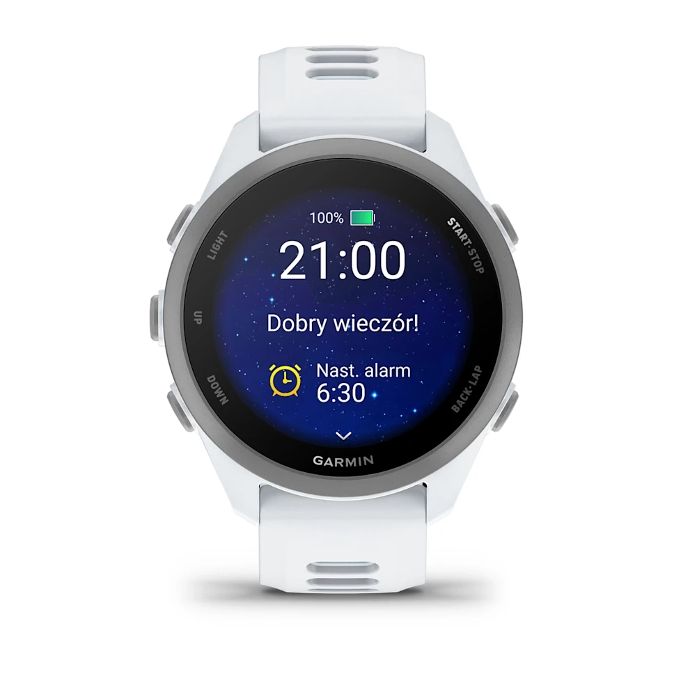 фото Смарт-часы Garmin Forerunner 170 Whitestone with Whitestone/Cloud Blue Band (010-03920-01) 3