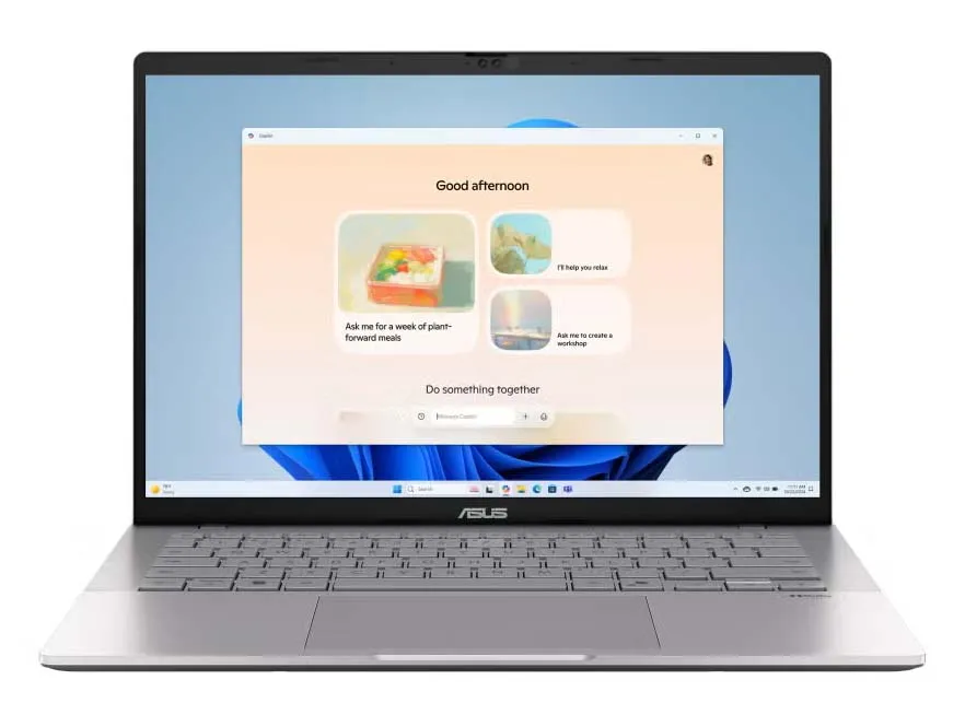 Laptop ASUS Vivobook S14 S3407AA-SF048W OLED 14" Ultra 5 325 16GB RAM 512GB Dysk SSD Win11 Srebrny Funkcje AI