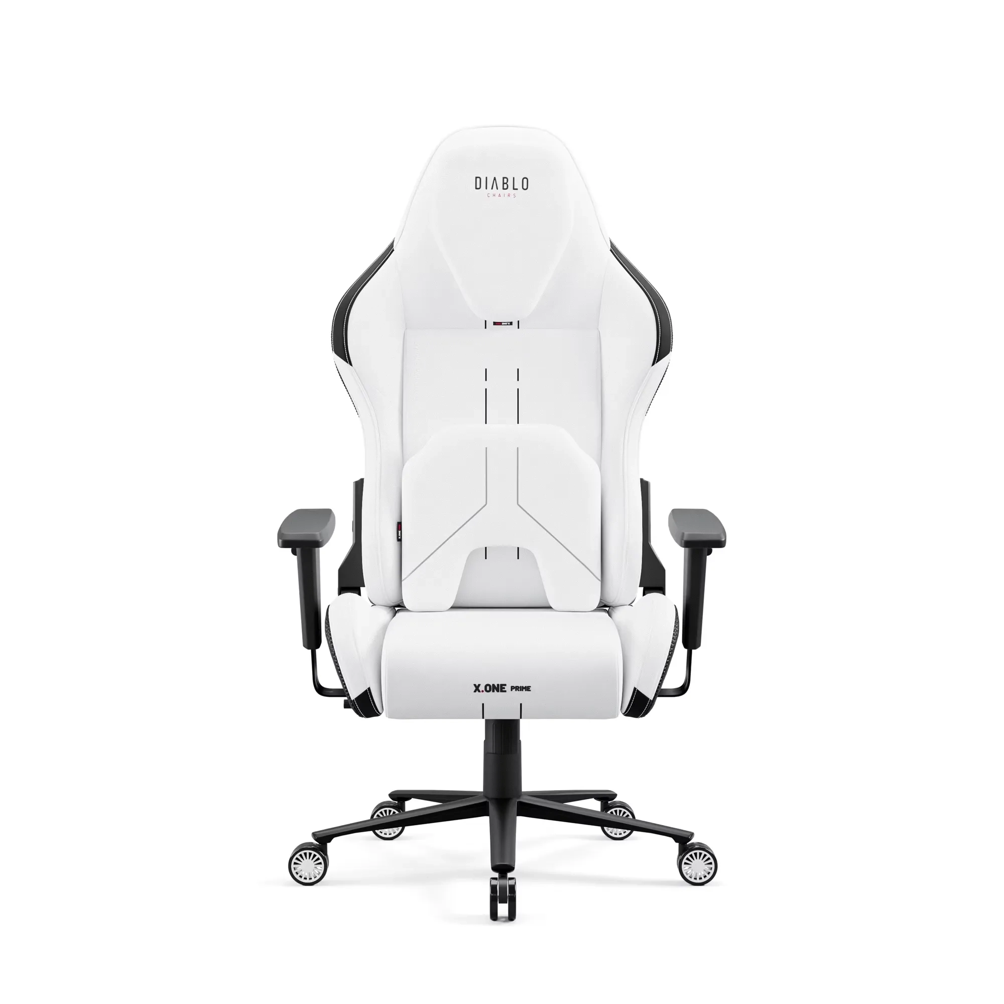 Fotel Diablo Chairs X.One Prime, Normal Size, Ghosted White Gamingowy Do 140kg Tkanina Biały