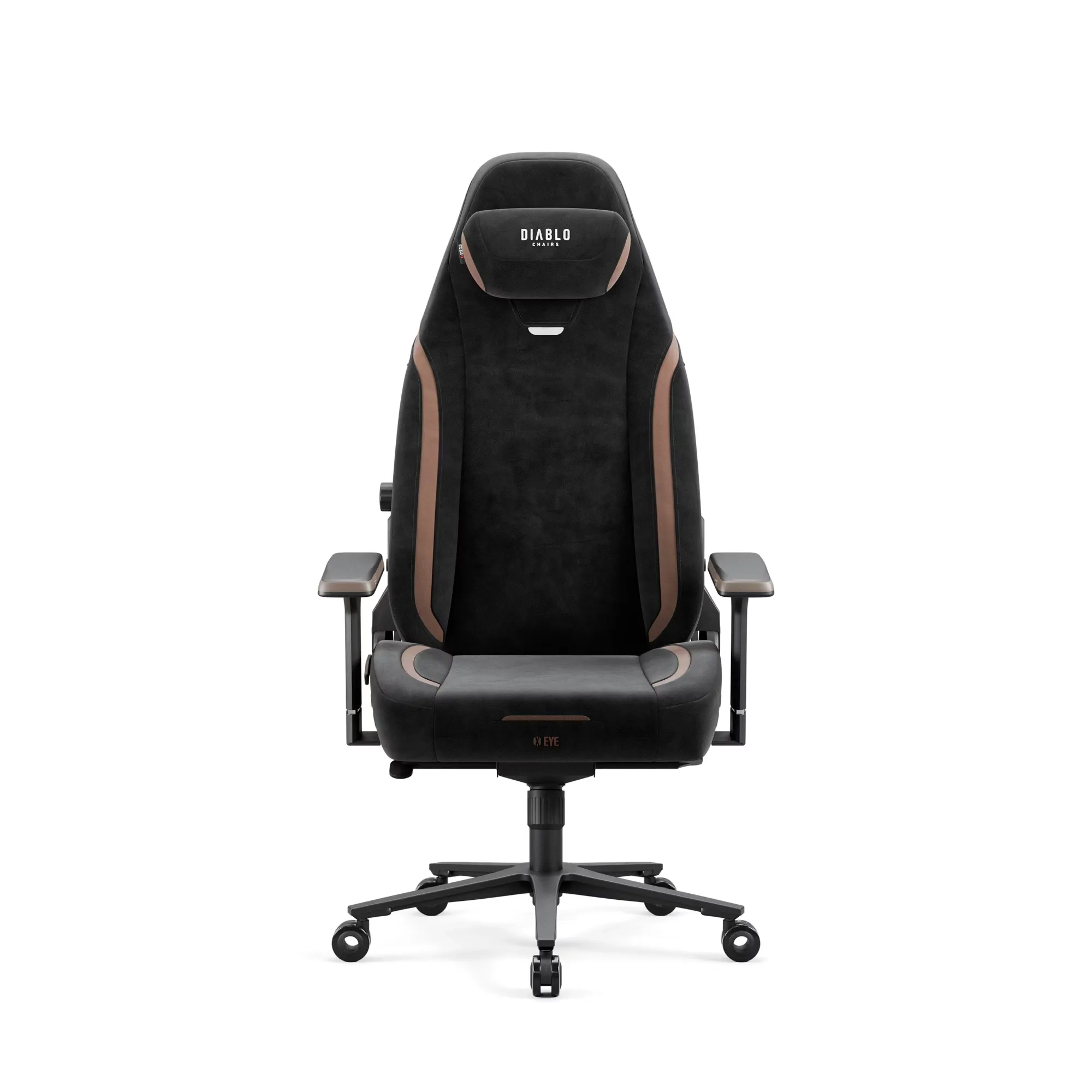 Fotel Diablo Chairs X-Eye 2.0 Ultra Gamingowy do 140kg Tkanina Czarny