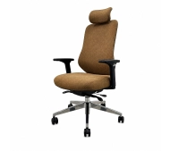 Jan Nowak AXIS Fabric Brown Biurowy do 120kg Tkanina Brązowy