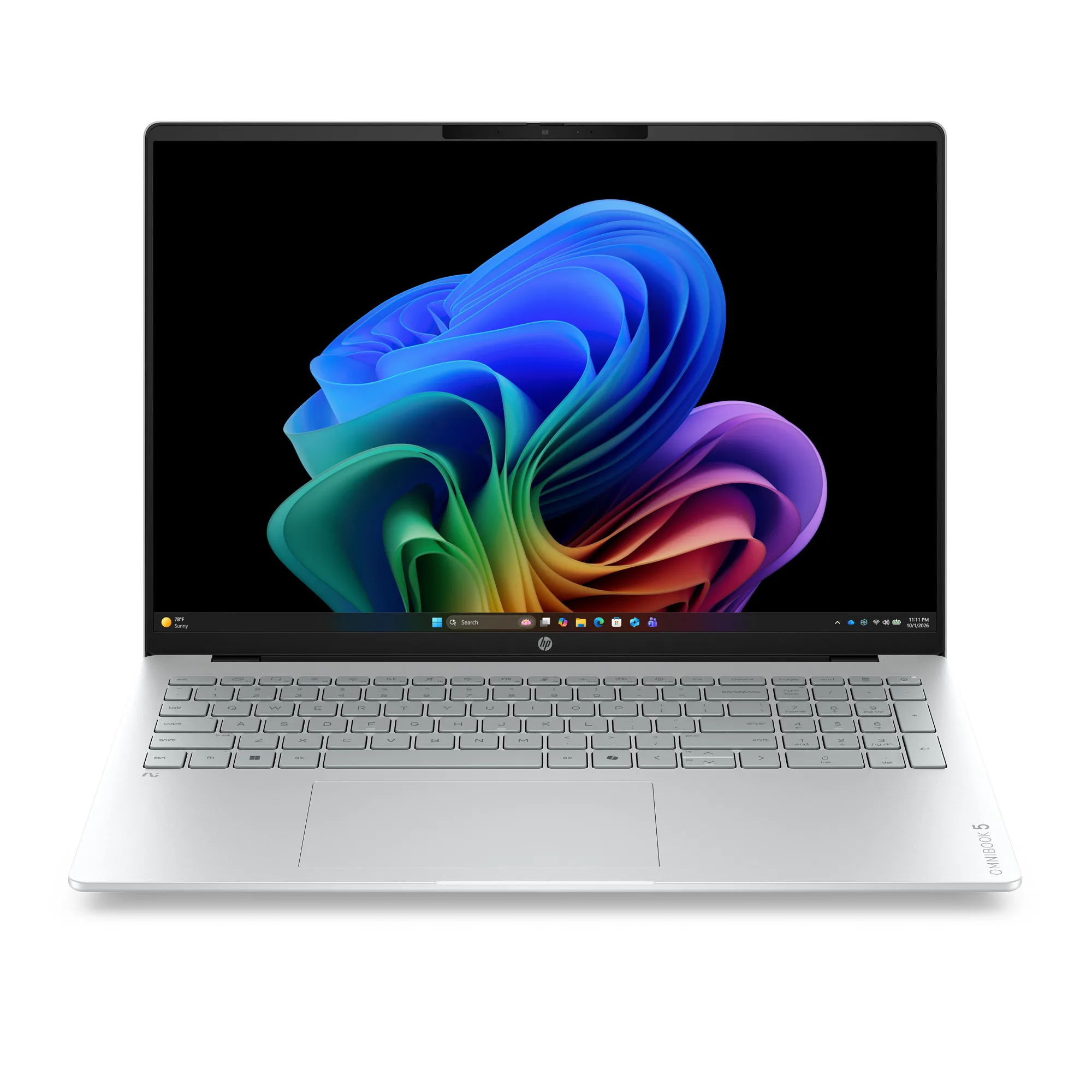 Laptop HP OmniBook 5 16-bp0001nwx OLED 16" Ryzen AI 7 445 16GB RAM 512GB Dysk SSD Win11 Srebrny Funkcje AI