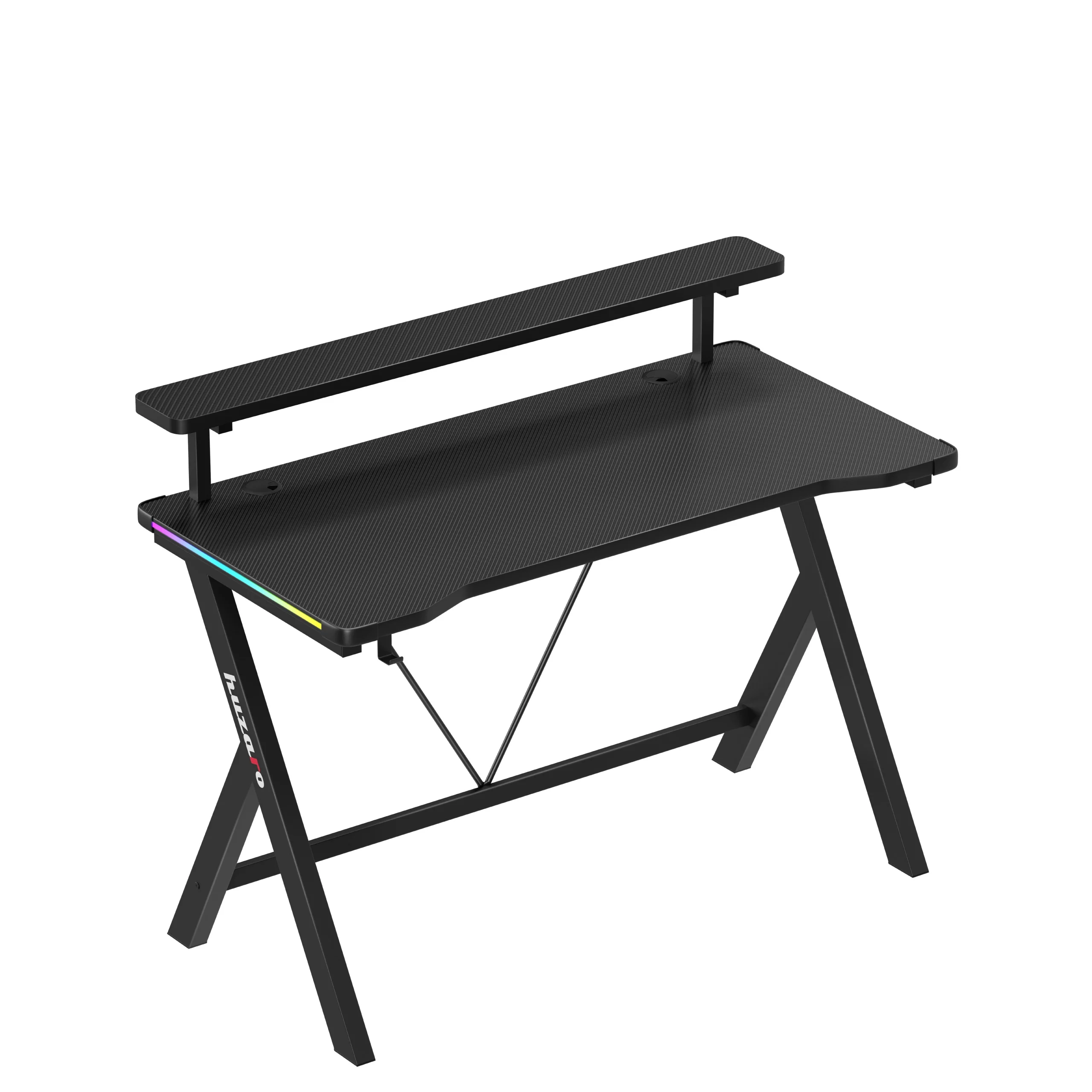 Biurko Huzaro Hero 1.9 RGB 120cm Czarny