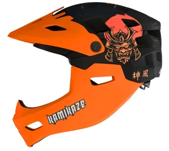 Kask Kamikaze RONIN Helmet Orange L Czarno-pomarańczowy