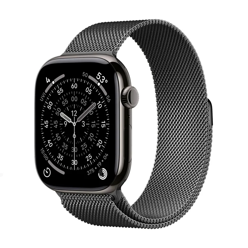 Pasek Crong Milano Steel do Apple Watch 38/40/41/42mm Grafitowy