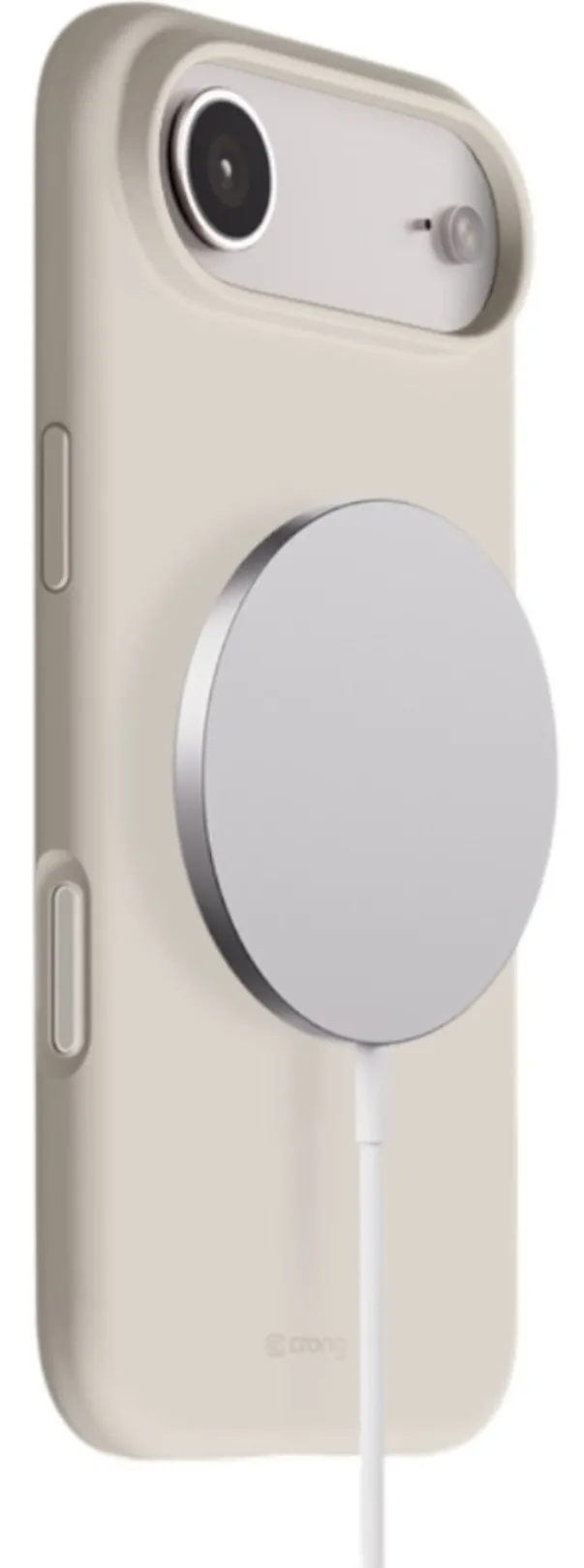 Etui Crong Color Cover Magnetic MagSafe do iPhone Air Kamienny beż
