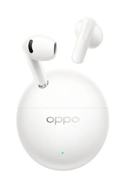 Słuchawki bezprzewodowe OPPO Enco Air5s Douszne Bluetooth 6.0 Funkcje AI Biały