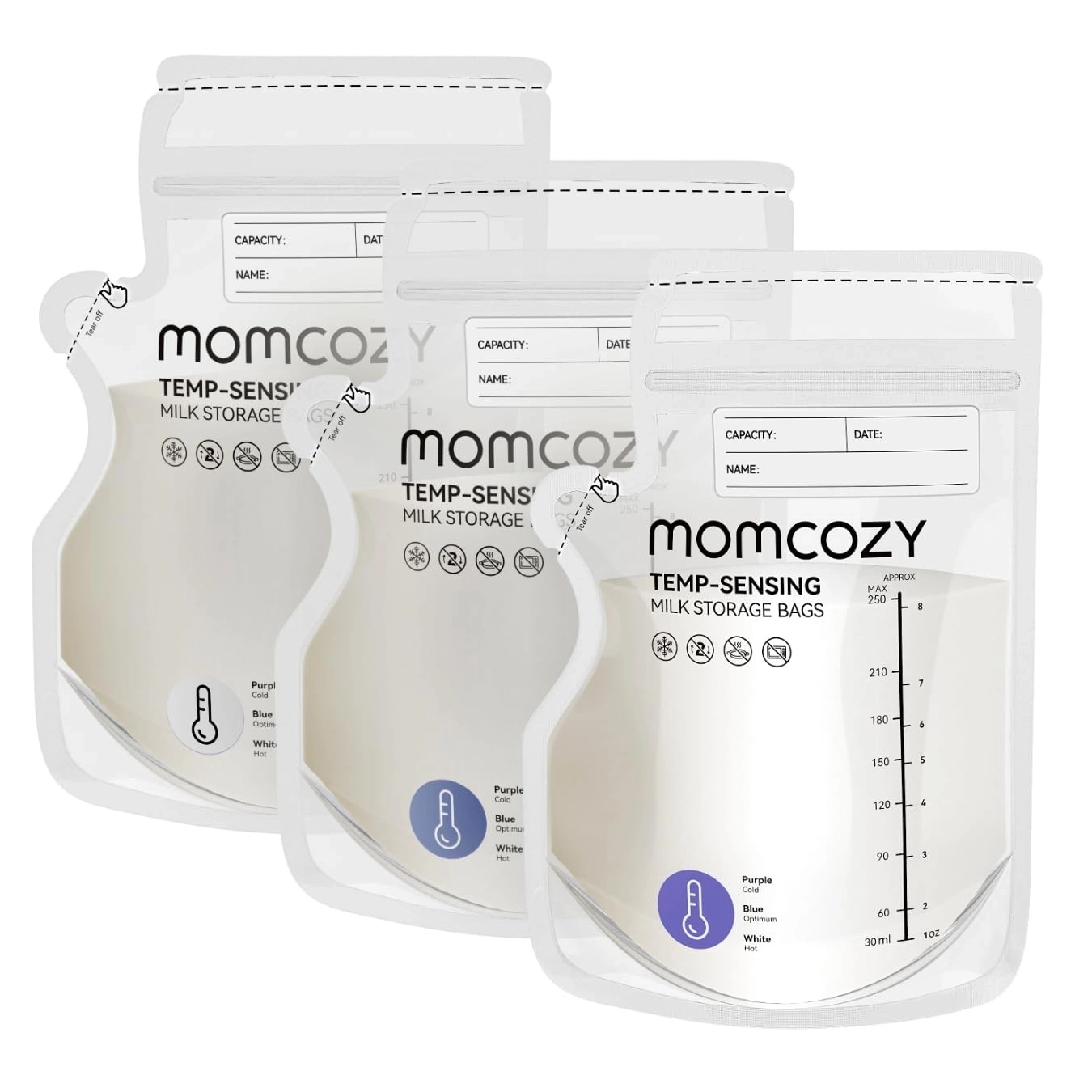 Woreczki do przechowywania mleka Momcozy MS029-NA78NB-A 60szt.
