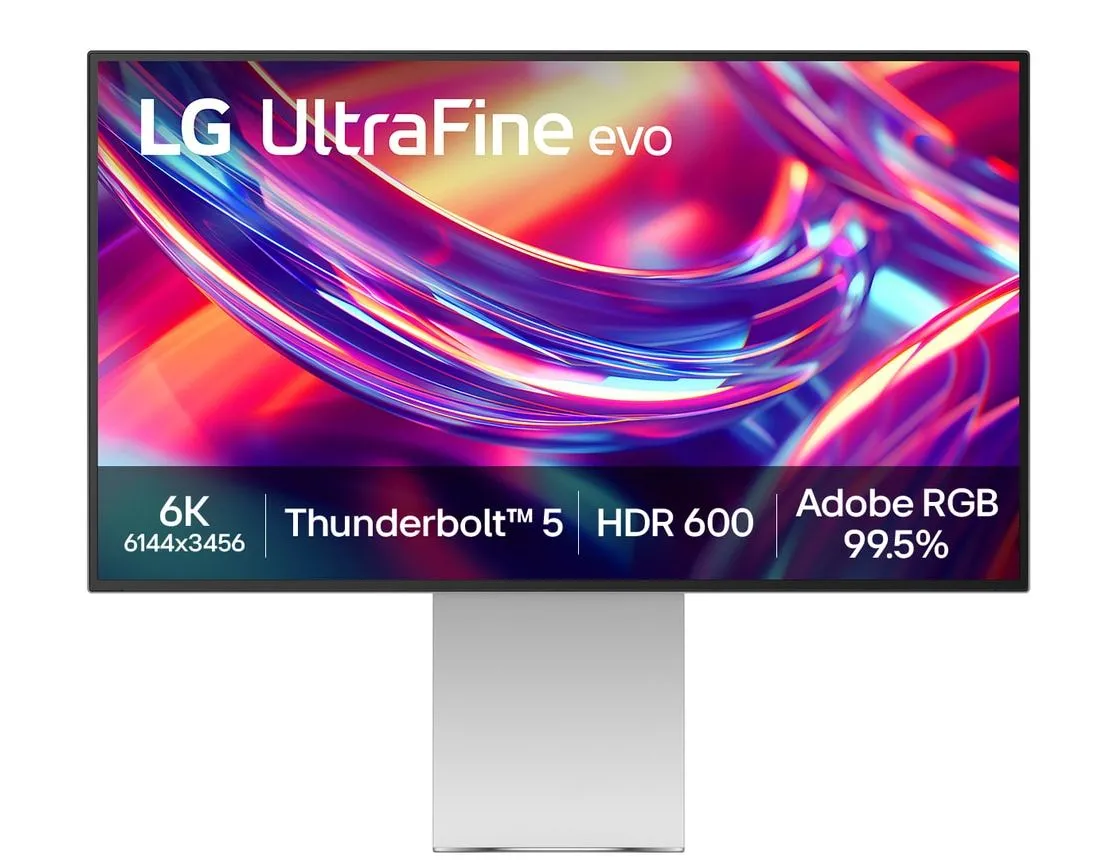 Monitor LG UltraFine evo 32U990A-S 31,5" 6K Nano IPS Black 60Hz 5ms Thunderbolt 5
