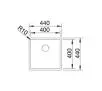 Zlewozmywak Blanco CLARON 400-U 521573 Stalowy Srebrny