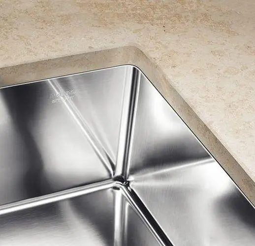 Zlewozmywak Blanco CLARON 400-U 521573 Stalowy Srebrny