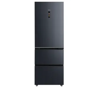 Lodówka Midea MDRB542BIE70 Pełny No Frost 191cm Komora świeżości Ciemny szklany