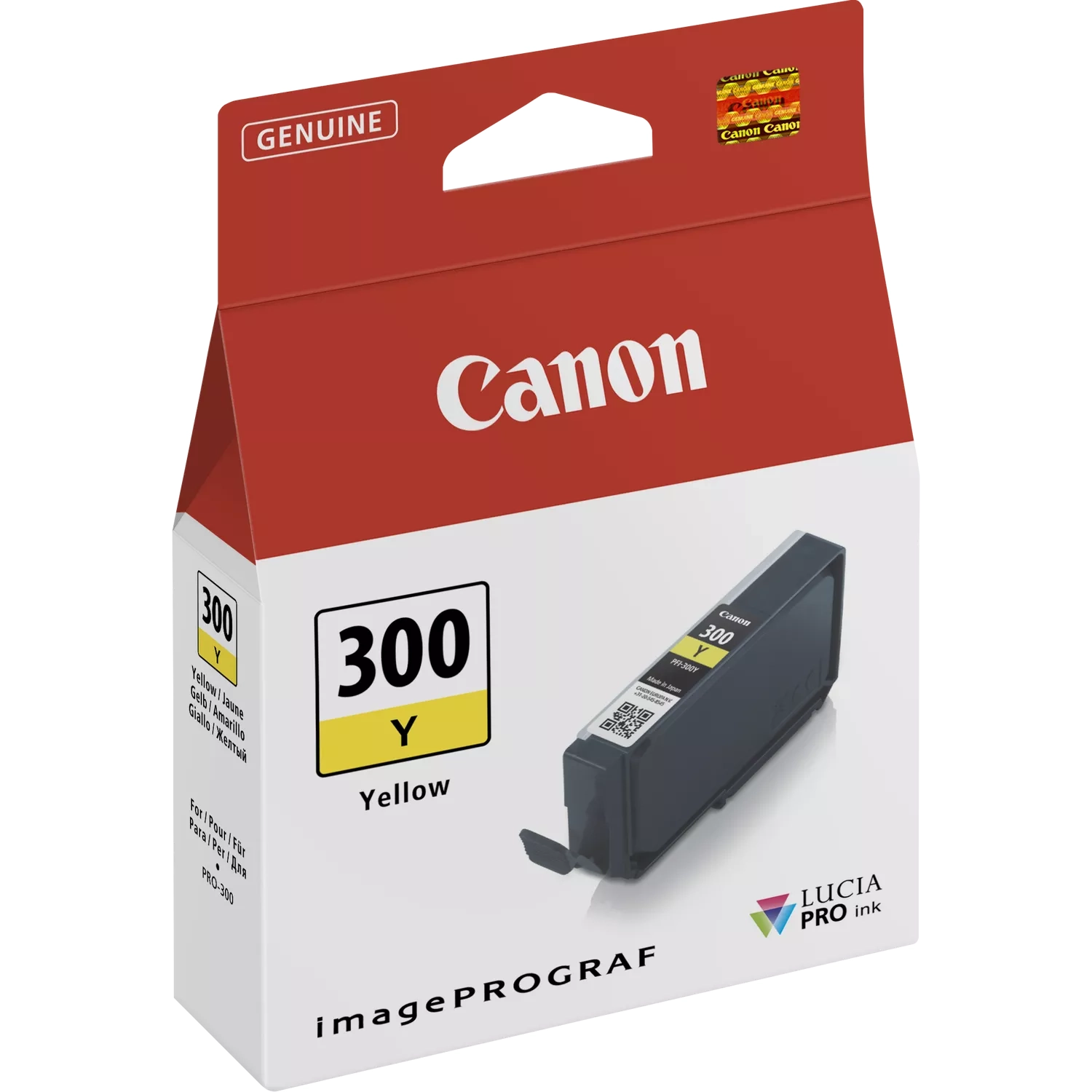 Tusz Canon PFI-300Y Żółty 14,4 ml