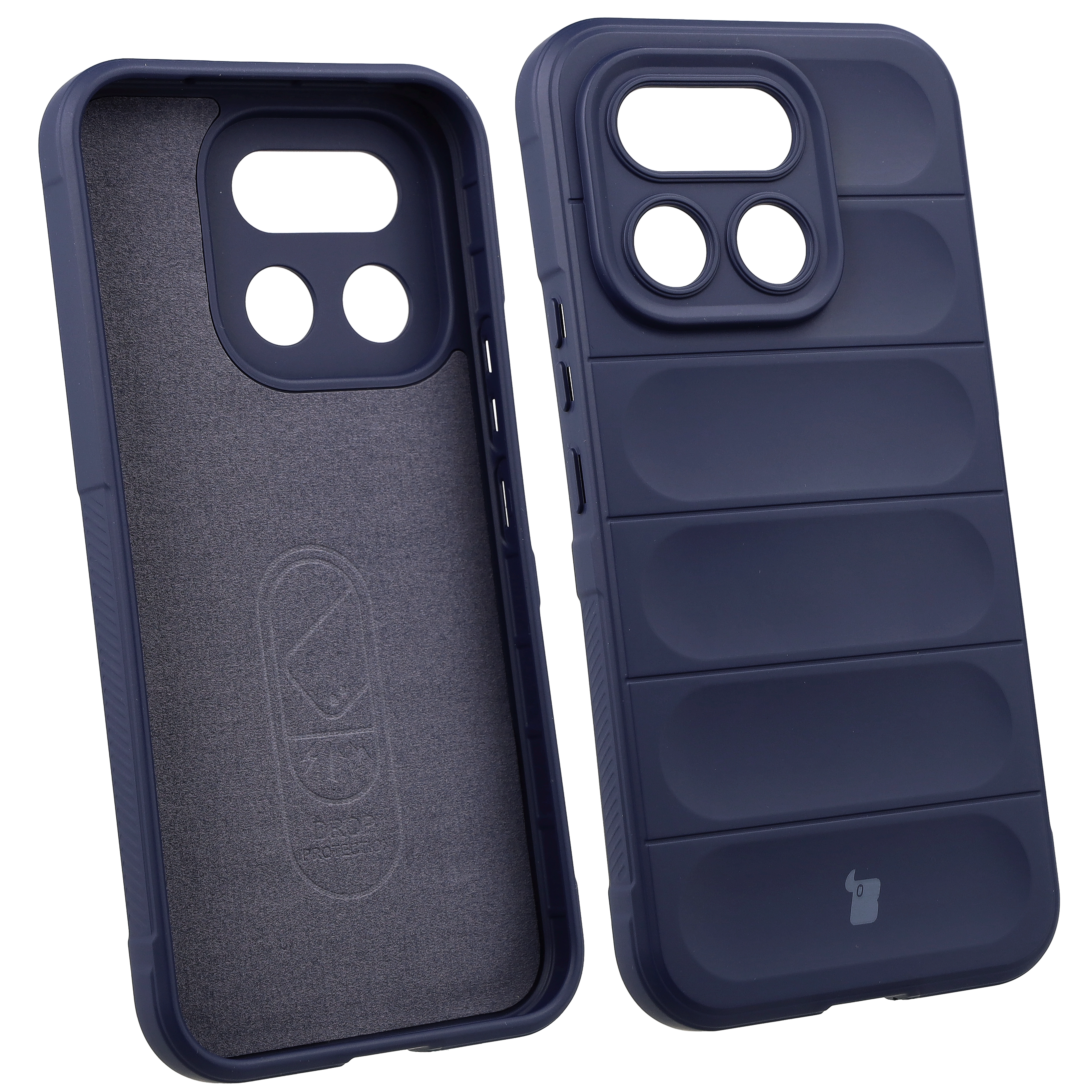 Etui Bizon Case Tur do Realme 16 Pro 5G Granatowy